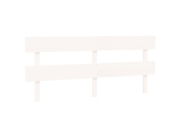 Bed Headboard, Bed Headboards Vidaxl Branco Madeira De Pinho (204 X 81 Cm)