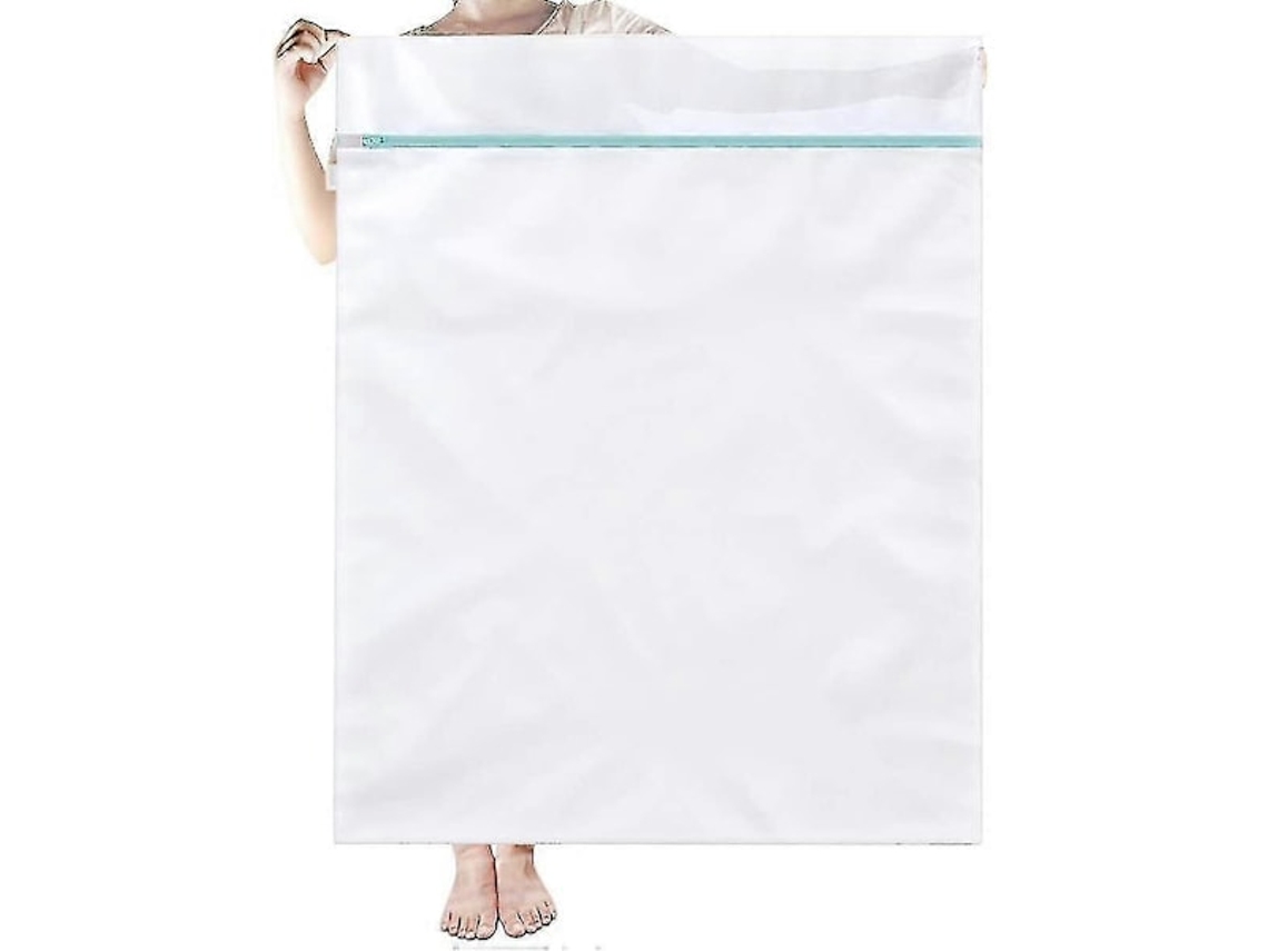 2 Sacos Extra Grandes para Máquina de Lavar Roupa, Medindo 90 X 110 Cm, Reutilizáveis, com um Design de Malha Fina BRILVIBERA