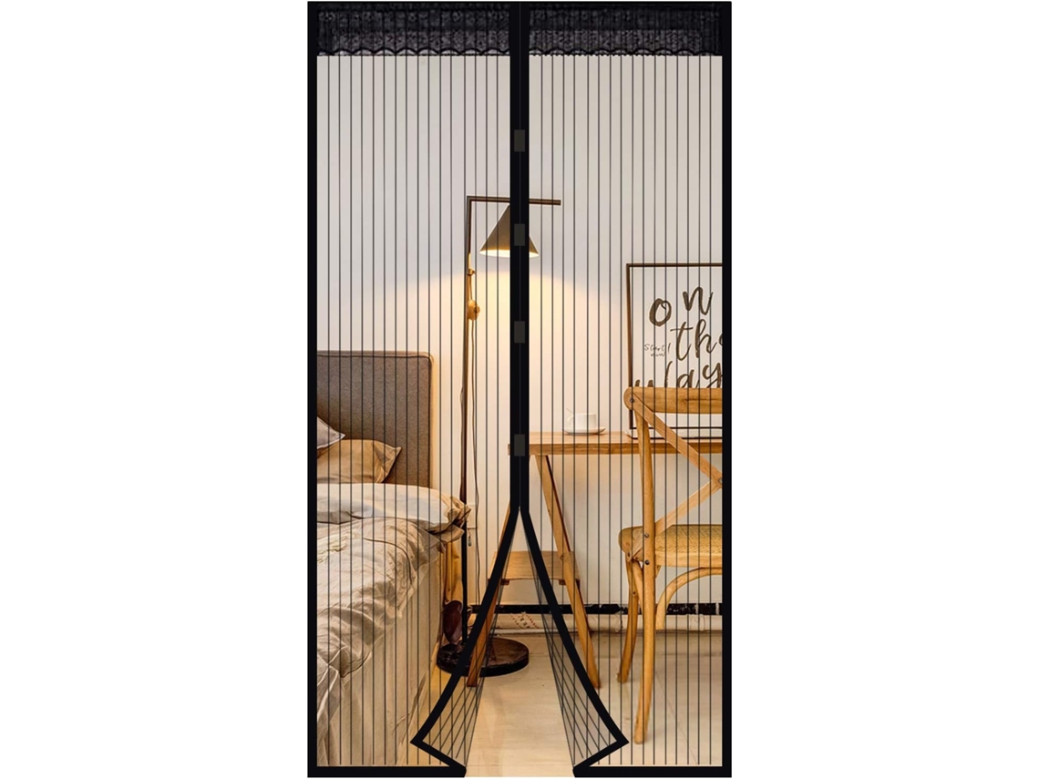 Cortina, Para Porta, 120 X 220 Cm, Preto