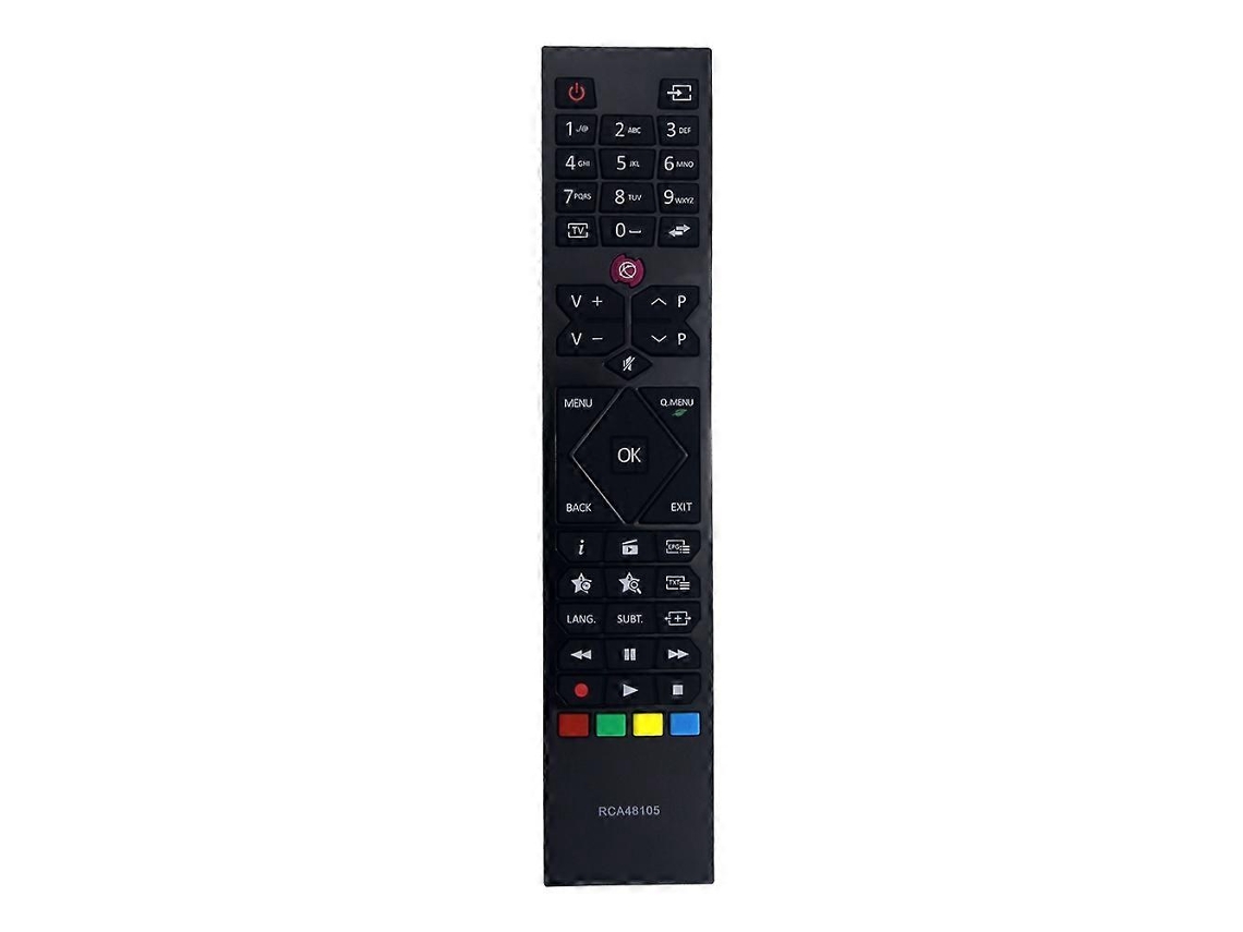Controle Remoto Rca48105 De Substituição Para Tvs Lcd Jvc Hitachi Vestel Rm-c3090 Lt-50vf30k Lt-49v4200 32hyc01u 24hyc05