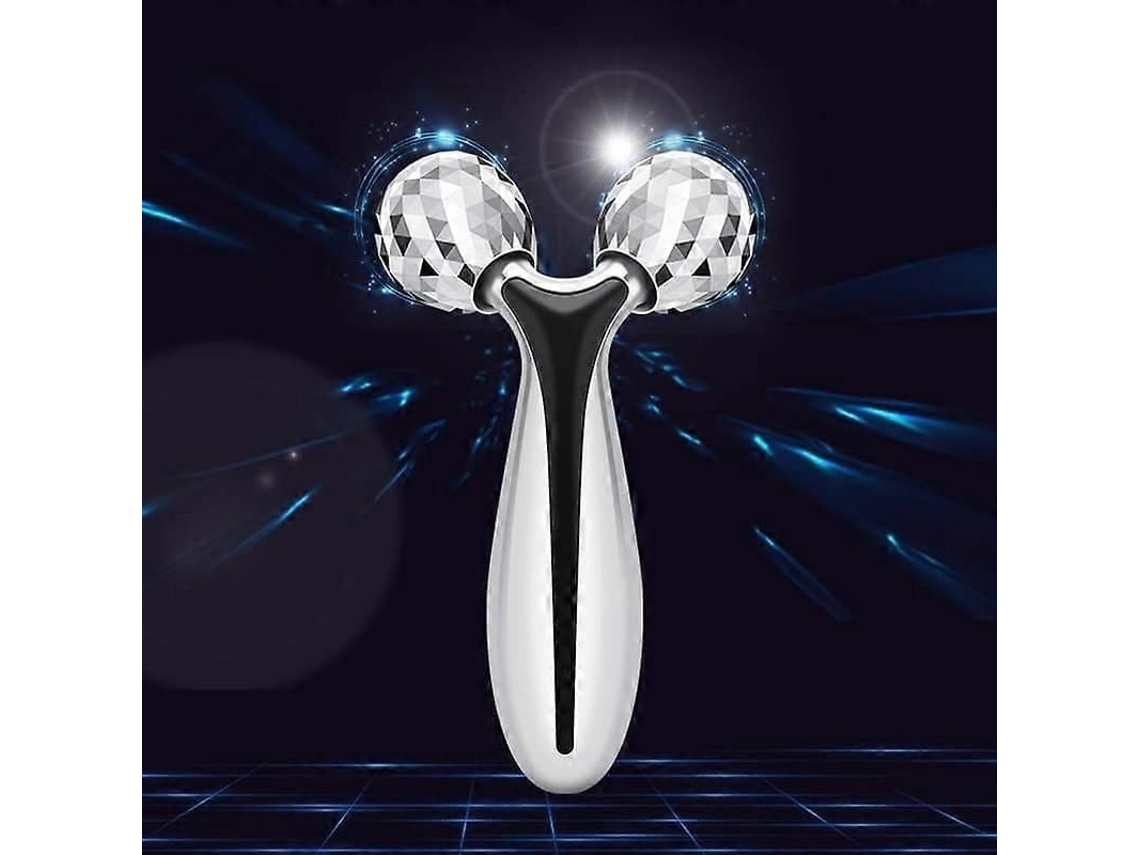 Massageador Facial com Rolos 360° Rotativo para o Rosto, Antirrugas e Lifting do Pescoço, Reduzindo Inchaço GOKOCO