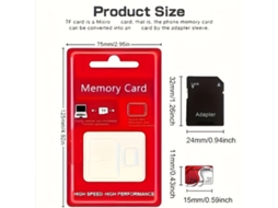 Cartão De Memória Micro Sd Rápido Com Adaptador Vayotoyvayotoy