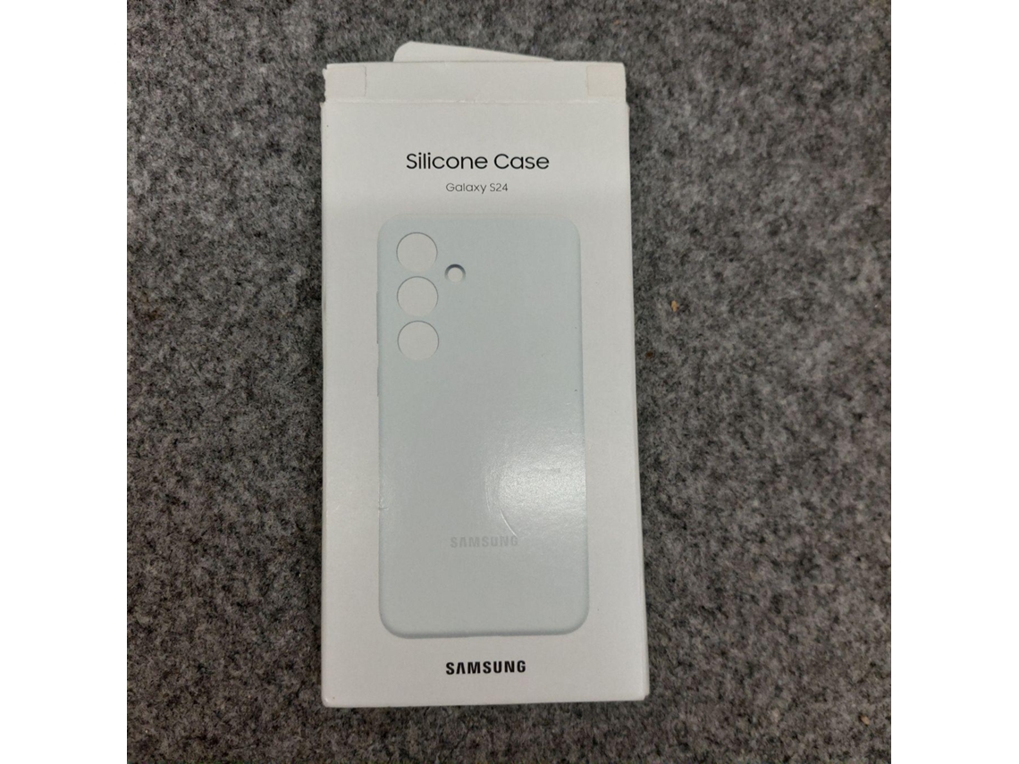 Capa de Silicone SAMSUNG Galaxy S24 Branco (Outlet Caixa Aberta)