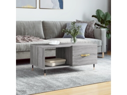 Vidaxl Mesa De Centro 90x50x40 Cm Derivados De Madeira Cinzento Sonoma