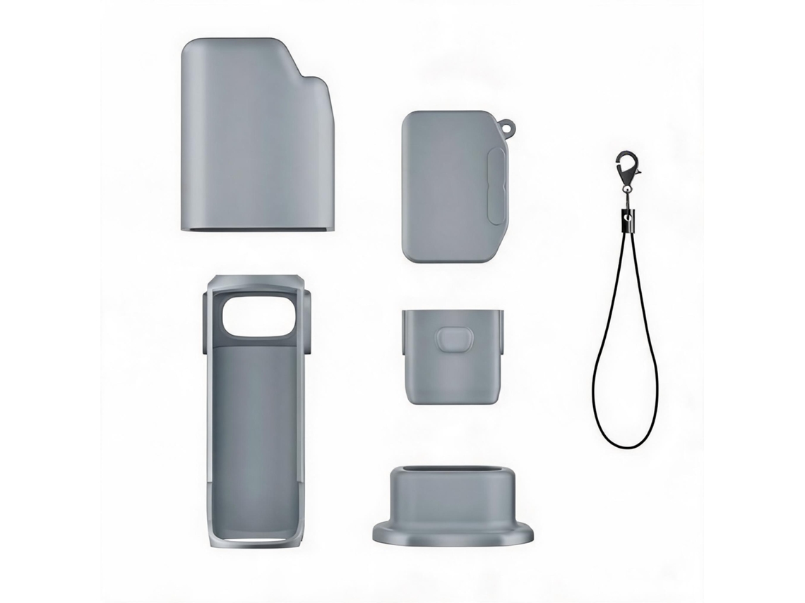 Capa De Proteção Em Silicone Para Insta360 Luna Ultra Antiderrapante E Antiqueda (cinza)
