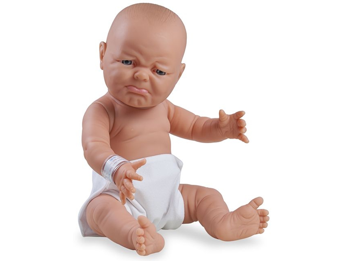 Boneco Bebê Menino Luca De 45 Cm Triste The Doll Factory