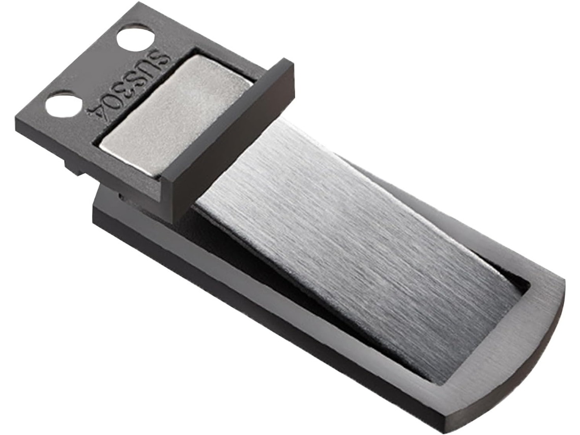 Batente De Porta Magnético Com Trava Silenciosa Em Aço Inoxidável |