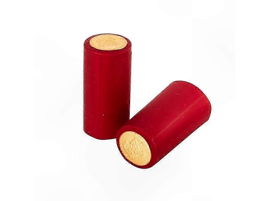 Pacote com 100 Cápsulas Termoencolhíveis para Garrafas de Vinho, Cápsulas de Vedação para Fechamento Seguro de Vinho Tinto BRILVIBERA