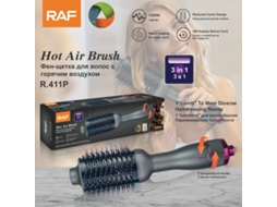 Euro regras Curling Straight Duplo Uso Estilo de Cabelo 3 em 1 Pente de Ar Quente Curling Automático Secador de Cabelo Elétrico MDUG (roxo)