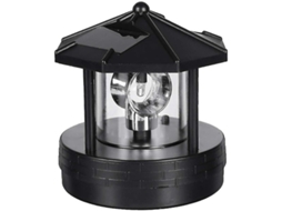 Farol Movido A Energia Solar Torre De Farol Led Solar Decorativa, Giratória, À Prova Dágua, Para Jardim, Gramado, Pátio E Quint Aquaforge