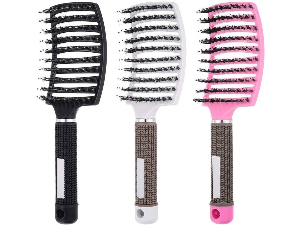 Escova de cabelo para desembaraçar com 3 peças JEDBESETZT