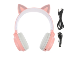 Fone De Ouvido Sem Fio Para Jogos De Pc, Fones De Ouvido Supra Auriculares Para Jogos Imersivos, Rosa, 20,00 X 16,00 X 8,00 Cm, 1 Pacote Ly Ebike