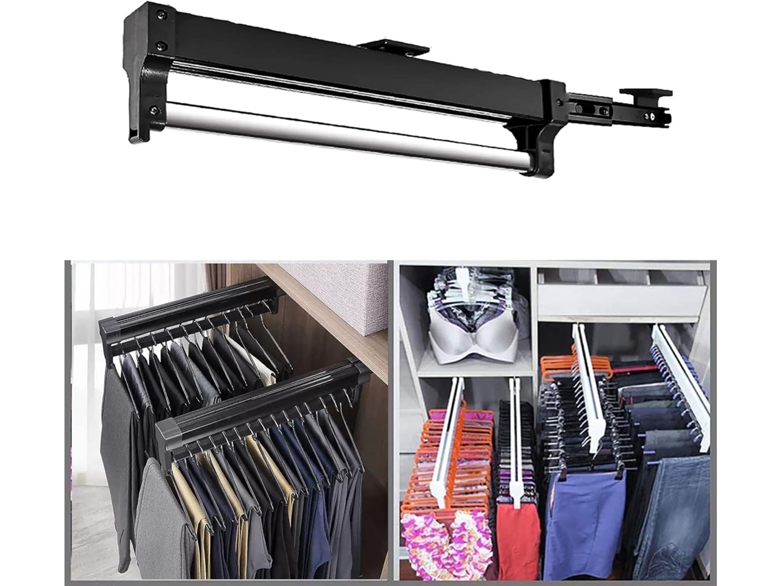 Varão Extensível Para Pendurar Roupas (1 Peça) - Ajustável