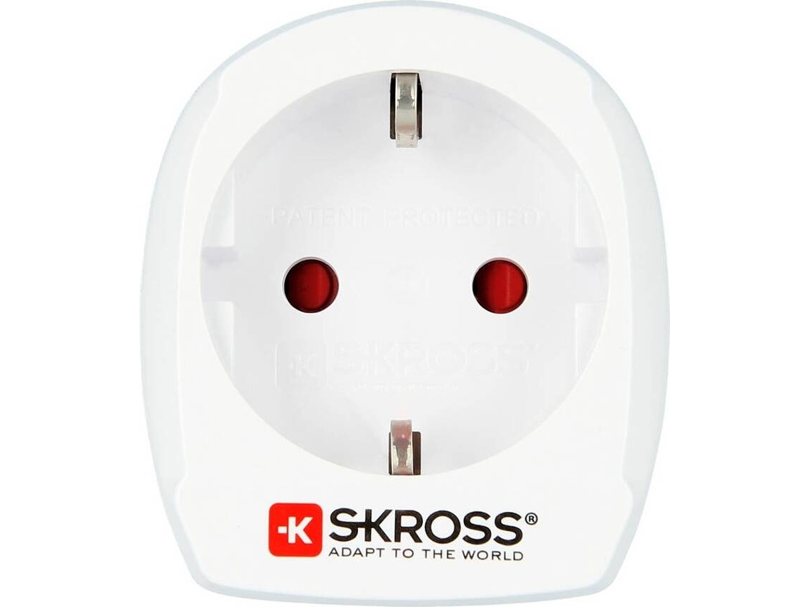 Adaptador de Viagem SKROSSEurope/Swiss (Branco)