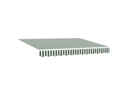 Conjunto 1 Tecido De Toldos Vidaxl Verde Lona (280 X 245 Cm)