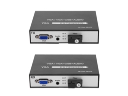 Laxiscreed Extensor De Rede Vga Com Áudio De 1 Canal, Transmissor E Receptor Para Alta Qualidade