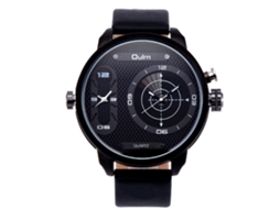 Reloj De Pulsera Para Hombre Oulm Sport De Cuarzo Impermeable (blanco)