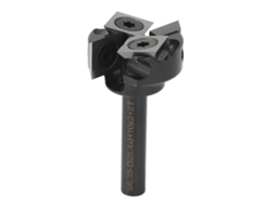 Broca De Roteador Para Cnc, Superfície De Spoilboard, Cabo De 1/4", 4 Lâminas, Aplanador De Chapas, Lâmina De Carbeto, Diâmetro De Corte De 1"
