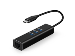 Estação de docking USB-C T302 com 4 portas, Ethernet e USB 3.0 EOOCOO