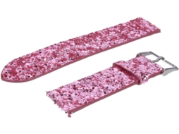 Pulseira De Relógio Com Glitter Compatível Smartwatch 3/4/5,