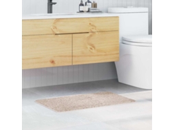 Vidaxl Tapete De Banho Antiderrapante Creme 50 X 80 Cm Pp