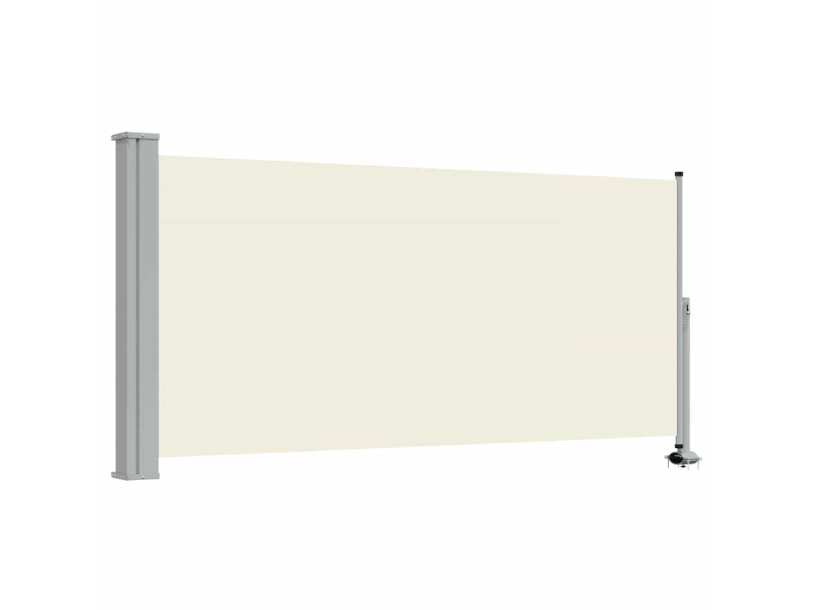 Conjunto 1 Toldo Lateral Vidaxl Creme Tecido (300 Cm)