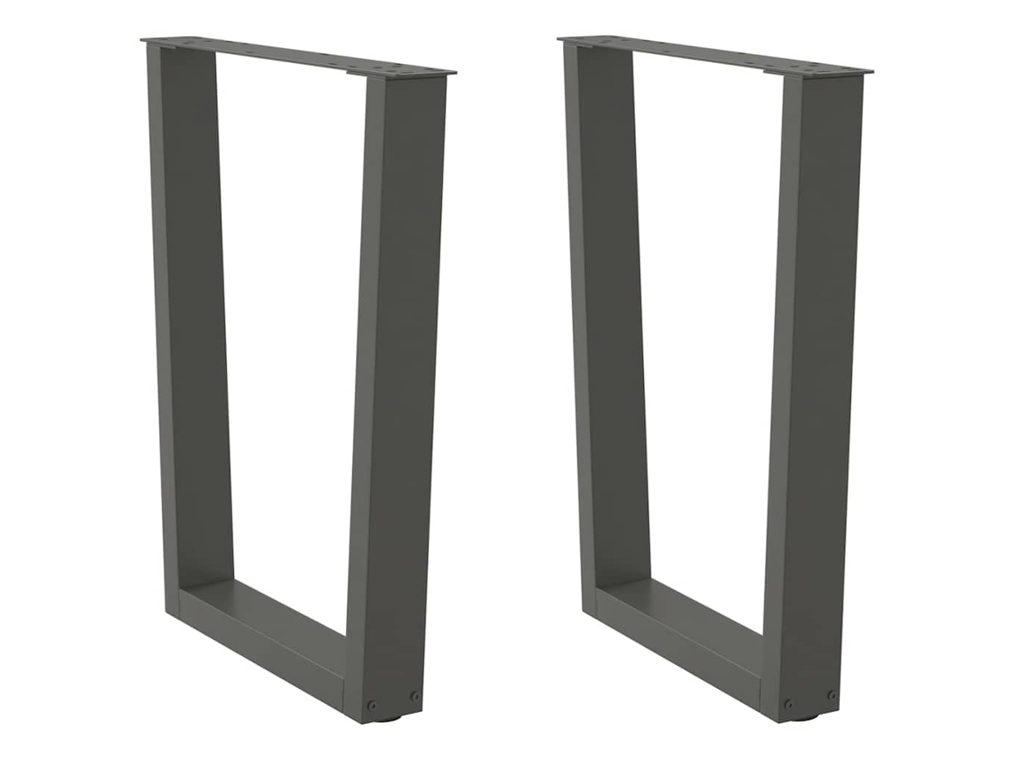 Dining Table Leg, Dining Table Legs Vidaxl Antracite Aço (70 X (72-73.3) Cm)