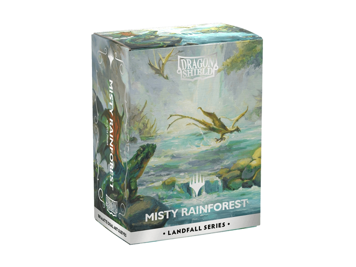 Dragon Shield Standard Sleeves - Misty Rainforest 100