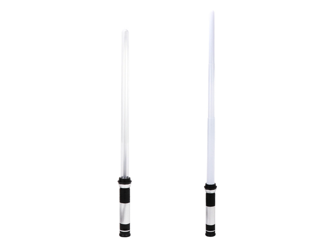 2 Espadas De Laser Extensíveis 7 Cores 6 Modos Para Brinquedo Diversão