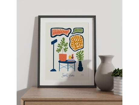 Póster Artemante NACNIC Pop. Rest House Ilustrações artísticas modernas para decoração de interiores.