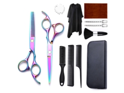 Kit De Tesoura De Corte Cabelo, 12pcs Ferramenta Profissional Para Corte De Cabelo, Para Cabeleireiros E Uso Doméstico Cuich