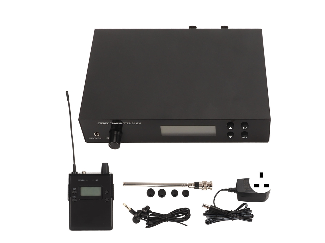 Sistema De Monitoramento Sem Fio Com Transmissor Corporal E Fone De Ouvido