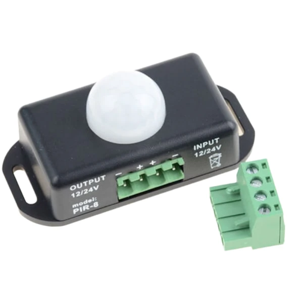 Paris Dc 12v Led Detector de Movimento Infravermelho Pir Sensor de Movimento para Fita/ Lâmpada 12v 8a, Fonepro BRILVIBERA