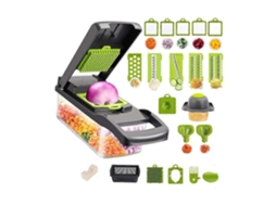 Cortador de Verduras Multifuncional com Lâminas Intercambiáveis Aço Inoxidável 420 36*10.8*13.5cm Verde