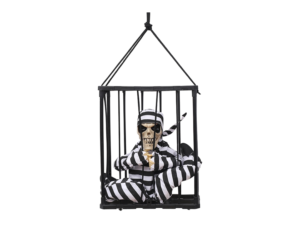 Caveira assombrada Halloween, prop de terror para casa de medo LAXISCREED