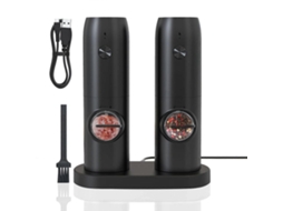 1 ou 2 Moedores Elétricos de Sal, Pimenta e Especiarias GOKOCO