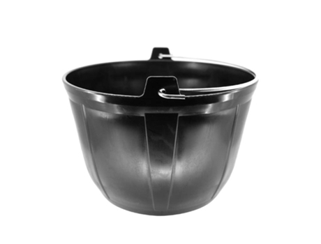 Caldereta 16l Negra Asa Metal Plasvidavi