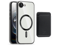Capa Para Iphone 16e Compatível Com Magsafe Tpupc Mobile Cover Com Compartimento Para Cartão