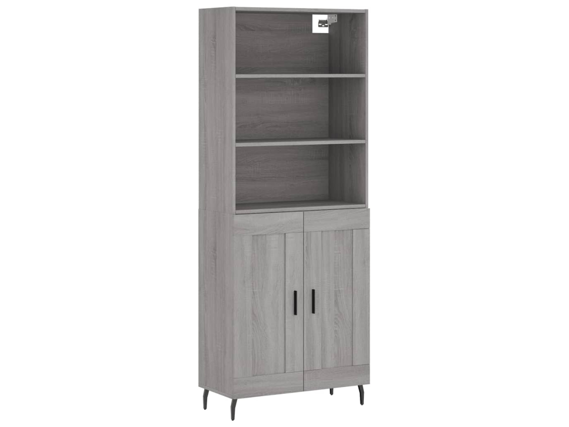 Highboard, Highboards Vidaxl Cinzeto Madeira Processada (n/a)