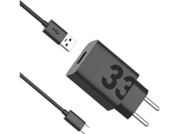 Carregador de Parede MOTOROLA TurboPower (Preto - USB-A x 1 - Tomada EU)