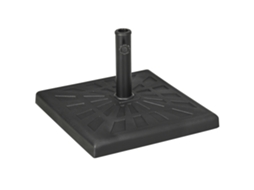 Base Chapéu De Sol Resina E Metal Cor Preto 51x51x32 Cm Outsunny