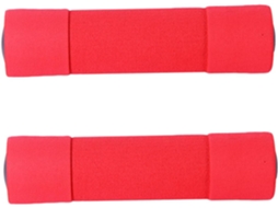 Conjunto De 2 Halteres De Espuma, 0g, Para Mulheres, Vermelho