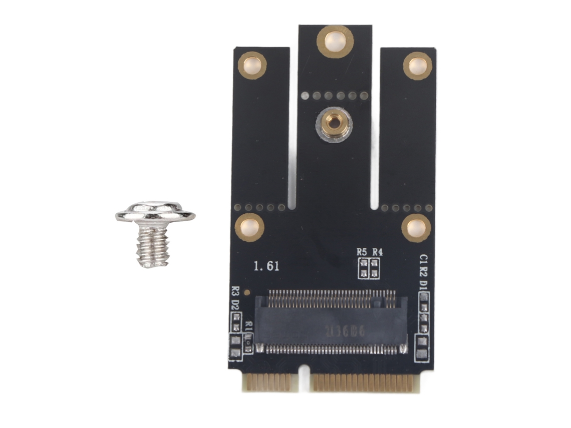 Placa Adaptadora M.2 Ngff Para Mini Pci‑e Para Conversor De Rede Sem Fio Wifi Bluetooth