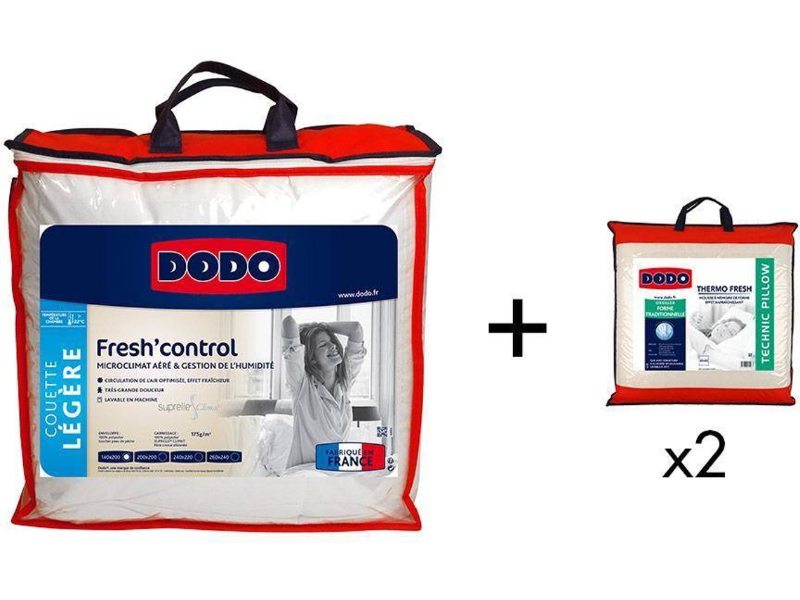 Conjunto Edredón DODO Dodo (Branco - 260x240x5 cm)