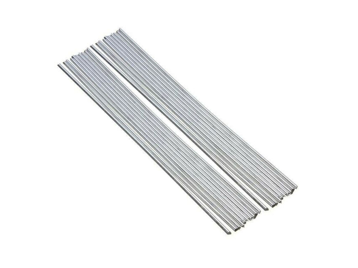 20 Piezas De Electrodo De Soldadura De Aluminio De Núcleo Sólido Sin Fluxo, Punto De Fusión Bajo Y Resistente A La Corrosión