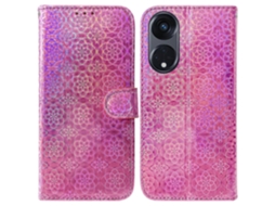 Capa De Celular Em Couro Com Fecho Magnético Colorido Para Oppo Reno8 T 5g / A1 Pro 5g