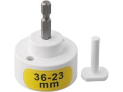 Para Manual Com Cabeça Tampa De Garrafa Elétrica – Tamanho Da 10-50 Mm, Broca Vedação Plástico Branco Encaixe 1 Polegada