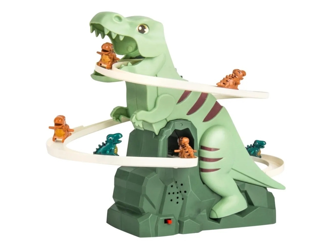 Lurelia Dinossauro Escalador Elétrico, Brinquedo Infantil, 25,5x7,5x16,5cm, Com Som Interativo