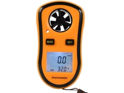 Medidor De Velocidade Do Vento Lcd Portátil Com Retroiluminação Para Drones Helicópteros Windsurfing Rcd