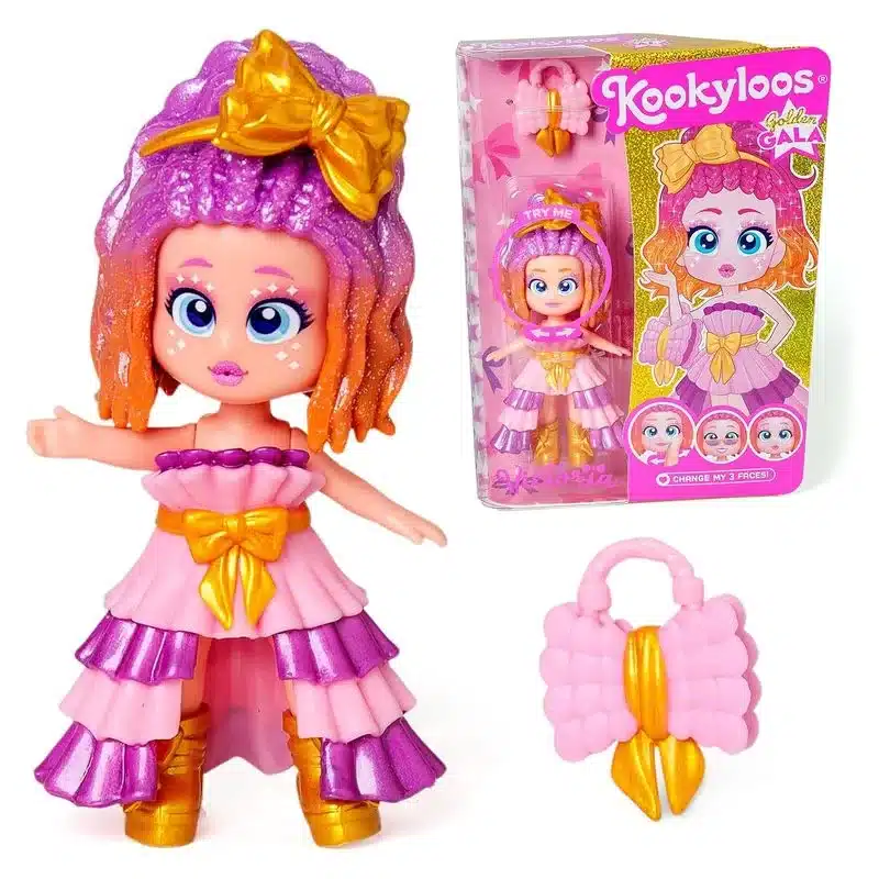 Muñeca Kookyloos Golden Gala Victoria Con Accesorios 35054 Magic Magic Boxmagicboxp24